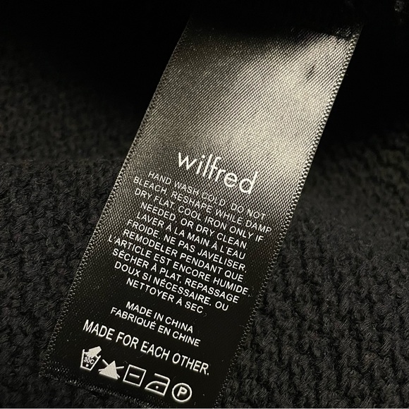 Wilfred Aritzia Black 100% Cotton Knit Tank Top Women’s XL - Picture 8 of 9